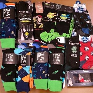 Men's Socks Lot Reseller Bundle TMNT Life is Good PX
